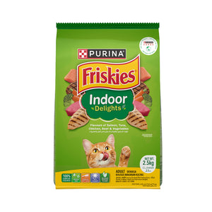 Friskies Adult Indoor Delights Hairball Cat Food 1kg