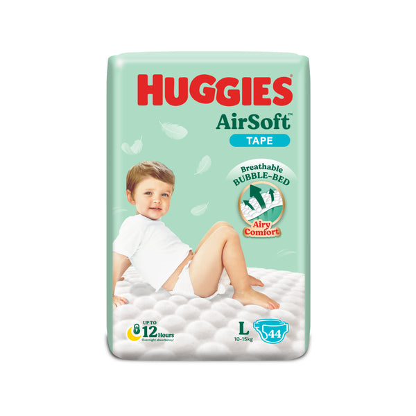Huggies Diapers Airsoft SJP (Large) 44sheets