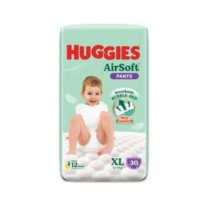 Huggies Gold Natural Soft Pants Baby Diapers (Extra Large) 30pcs/pack