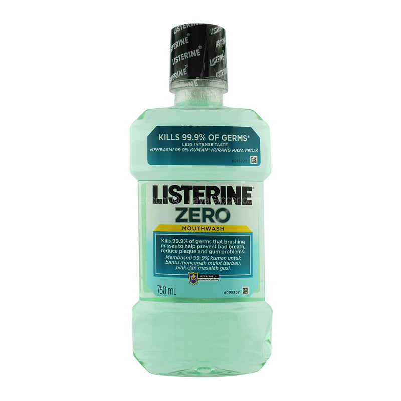 Listerine Cool Mints Less Intense Mouthwash 750ml