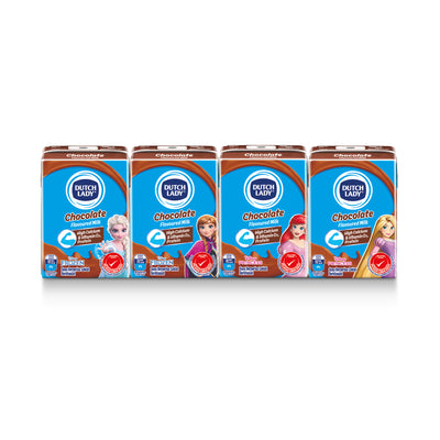 Dutch Lady Milky Frozen UHT Milk Chocolate Flavour 125ml x 4