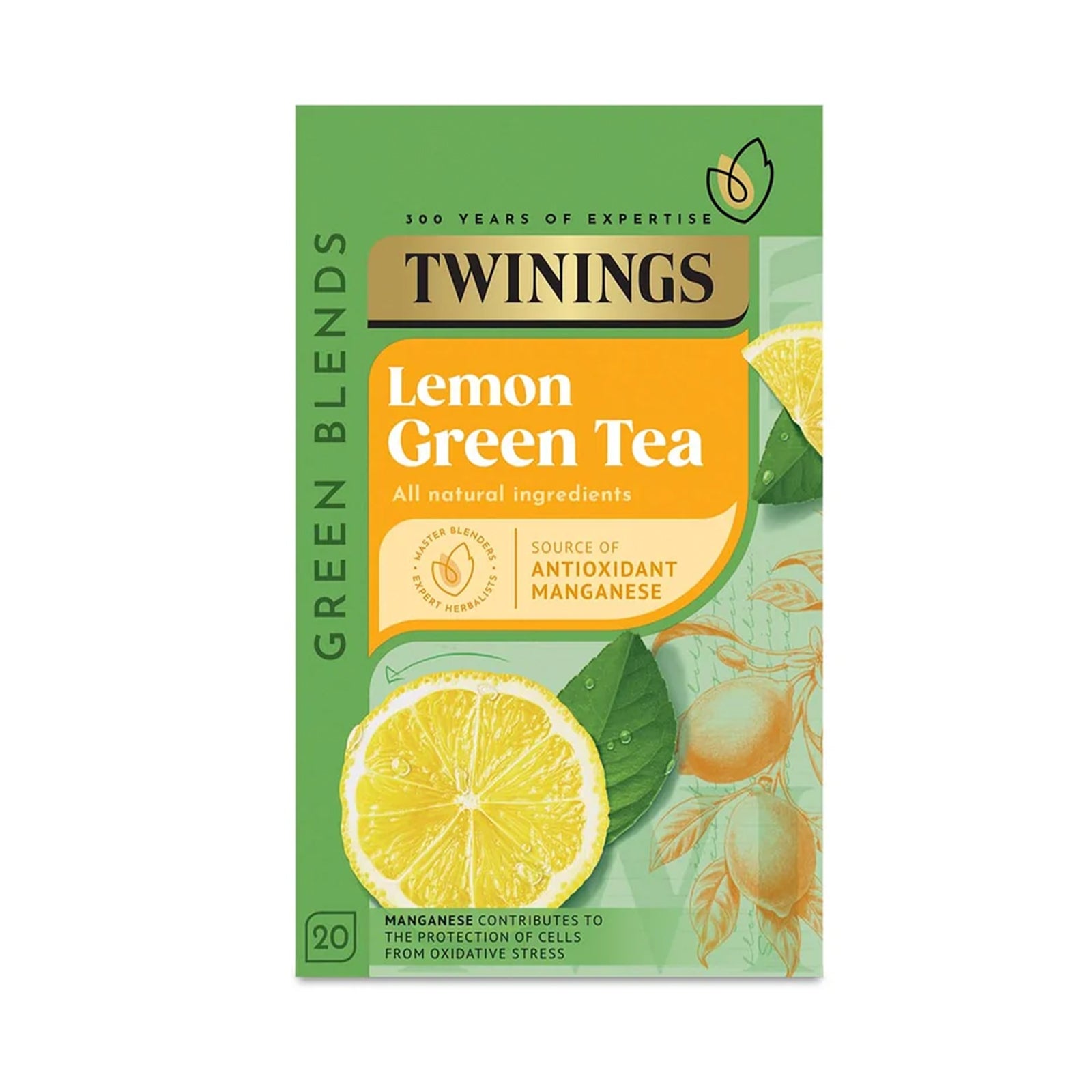 Twinings Green Tea & Lemon 20pcs/pack