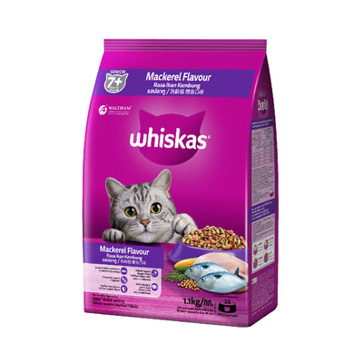 Whiskas Senior Mackerel Cat Food 1.1kg