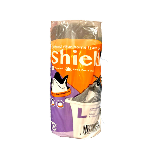 TC Shield Scented and Repel Pests Garbage Bags L Size 75 x 97cm 20pcs/pack (highest price)