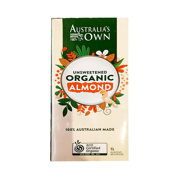 Australia's Own Organic Unsweetened Almond Milk 1L (highest price)