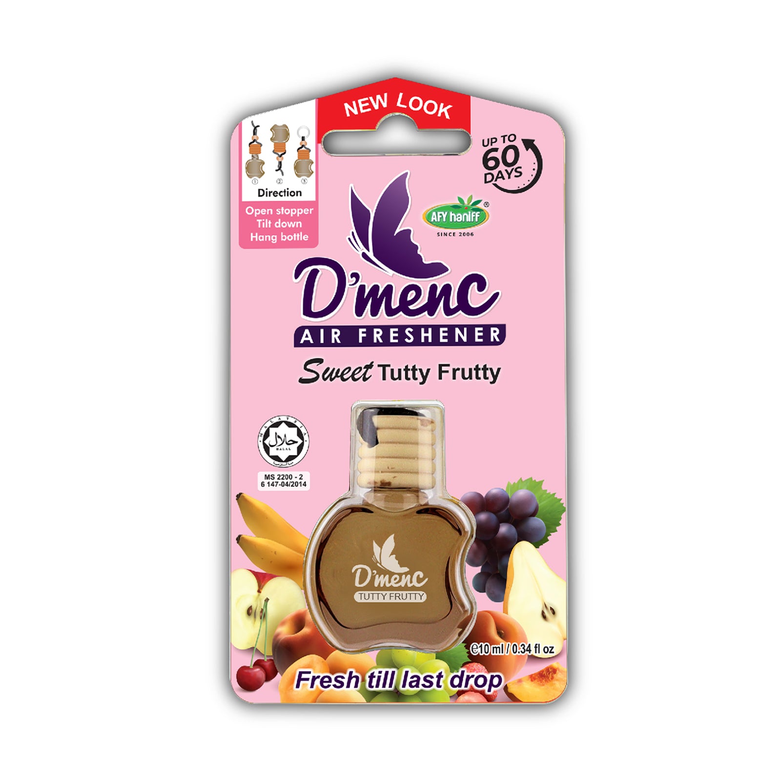 AFY Haniff D'menc Tutty Fruity Air Freshener 10ml