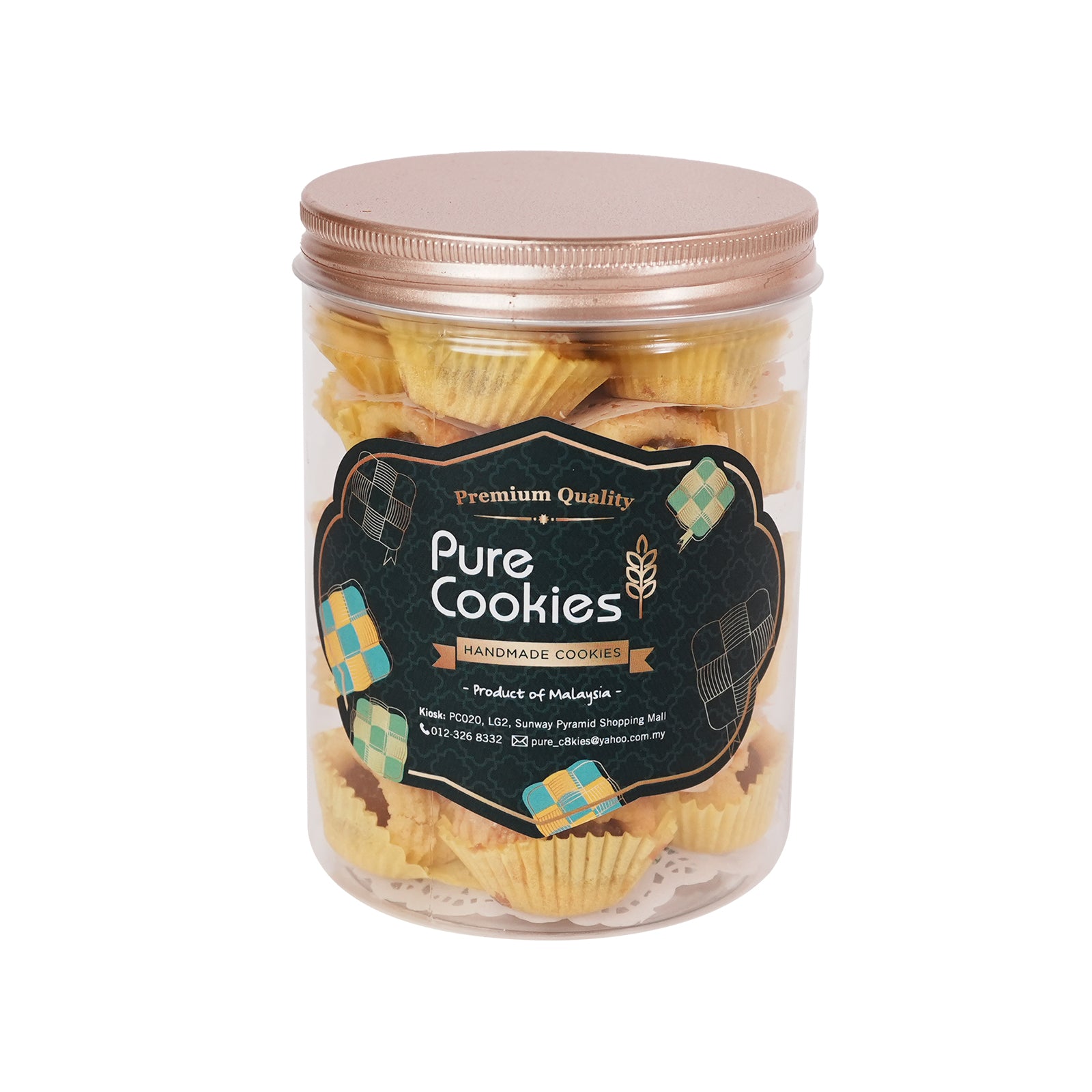Pure Cookies Nyonya Pineapple Tart 350g