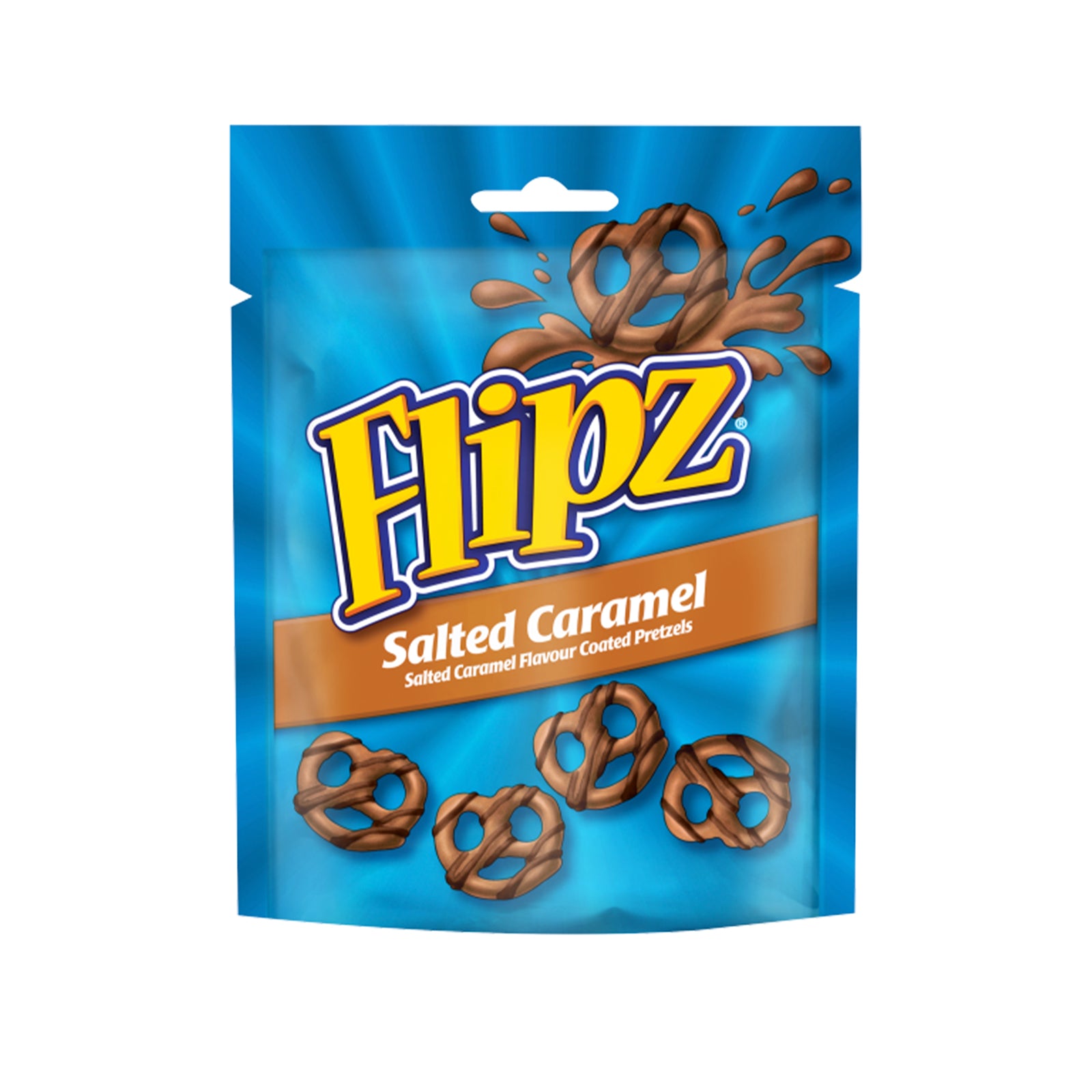 Flipz Salted Caramel Coated Pretzels 90g