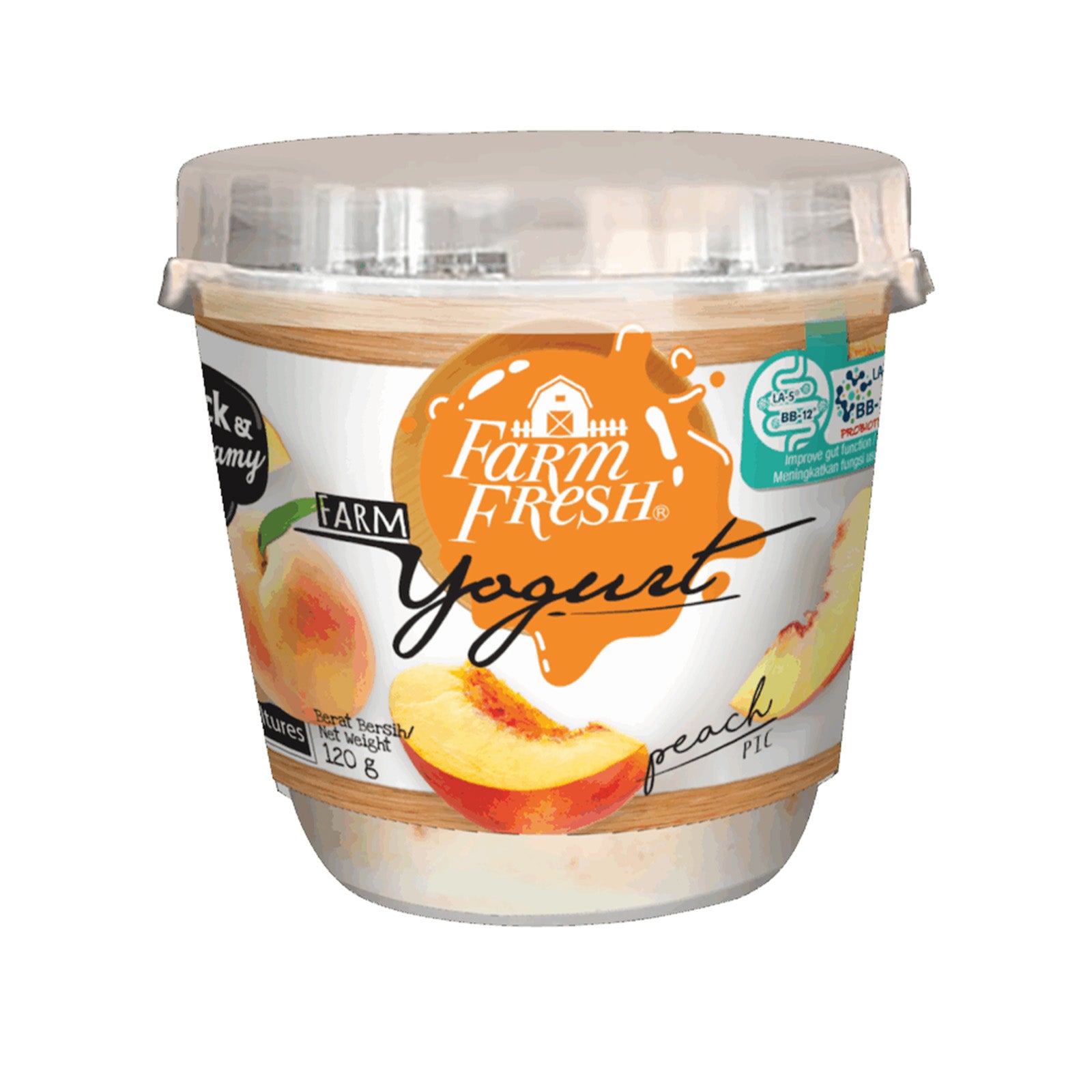 Farm Fresh Peach Yogurt 120g