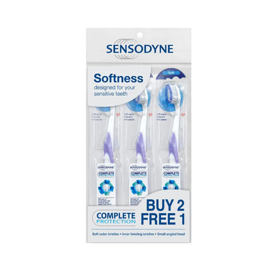 Sensodyne Complete Care Toothbrush Medium 3pcs/pack