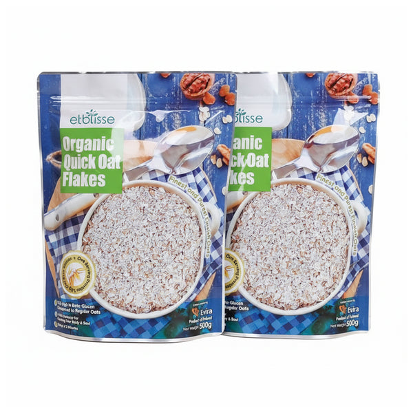 Etblisse Organic Quick Oat Flakes 500g (highest price)