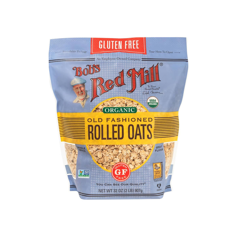Bobs Red Mill Gluten Free Organic Old Fashioned Rolled Oats 907g