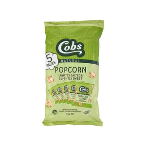 Cobs Natural Lightly Salted, Slightly Sweet Popcorn 13g x 5