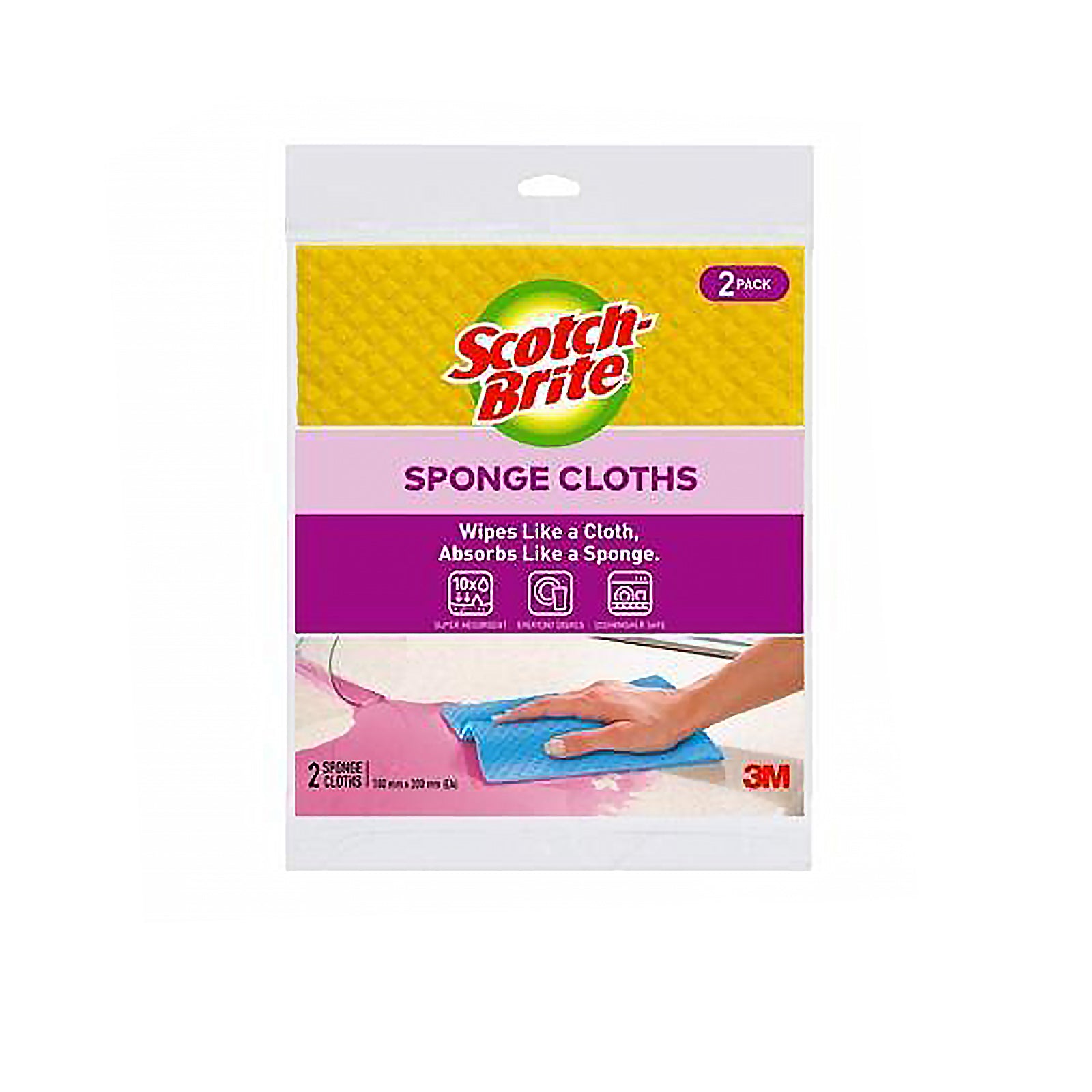 Scotch-Brite Sponge Cloth 2pcs/pack