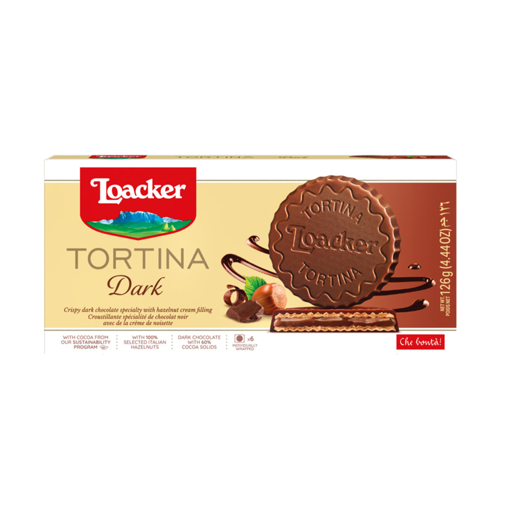 Loacker Tortina Dark Chocolate 21g