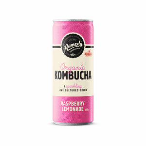 Remedy Organic Kombucha Raspberry Lemonade