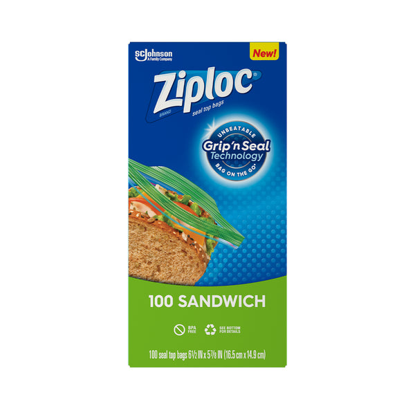 Ziploc Sandwich Bag Value Pack 100pcs/pack (highest price)