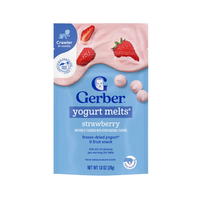 Gerber Yogurt Melts Strawberry Baby Snack 28g