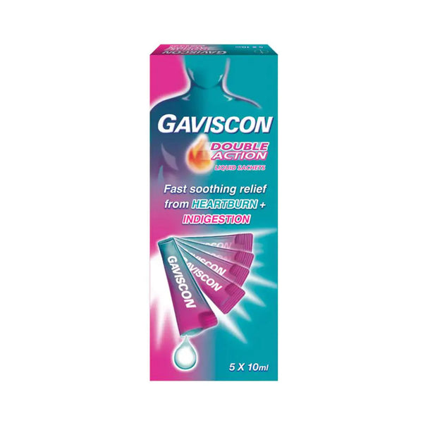 Gaviscon Double Action Liquid Sachet 10ml x 5 (highest price)