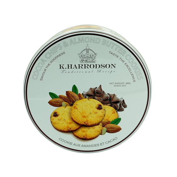 K.Harrodson Chocolate Chip and Almond Butter Cookies 400g (highest price)