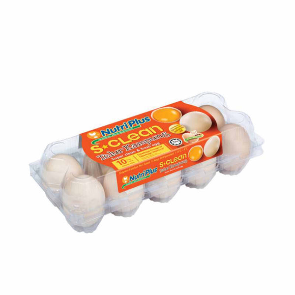 Nutriplus S-Clean Kampung Egg 10pcs/pack (highest price)