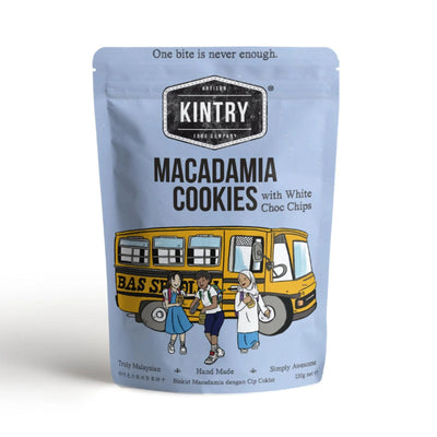 Kintry Macadamia White Chocolate Cookies 120g