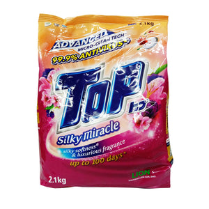 Top Detergent Powder Silky Miracle 2.1kg
