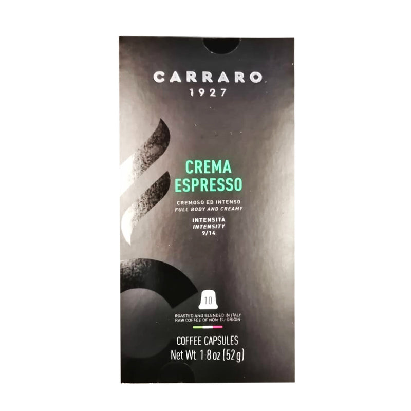 Carraro Crema Espresso Coffee Capsules 52g