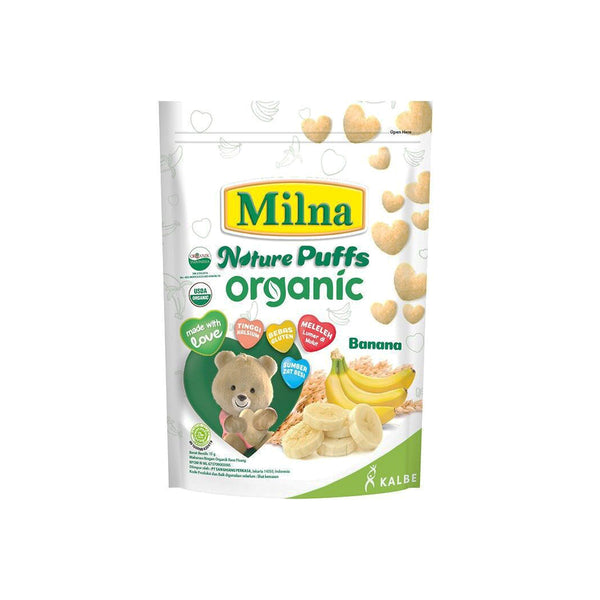 Milna Nature Organic Banana Puff 15g