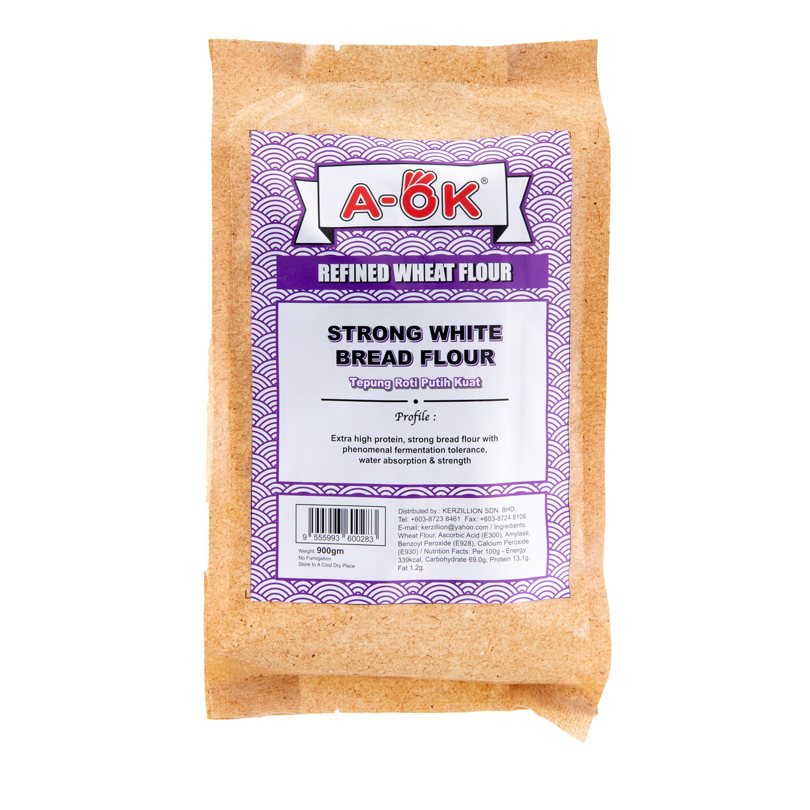 A-Ok Strong Bread White Bread Flour 900g – Jaya Grocer | The Starling