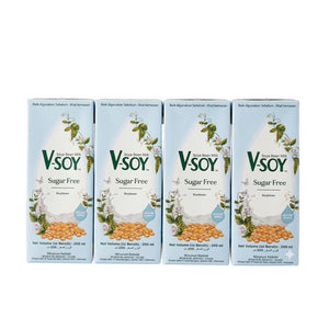 V-Soy No Sugar Added Soya Bean Milk Drink 200ml x 4