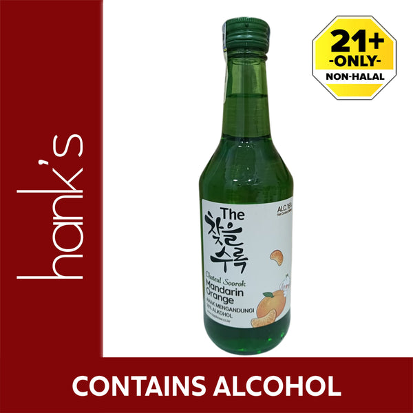 Chateul Soorok Mandarin Orange Alcohol 14% Soju 360ml (highest price)