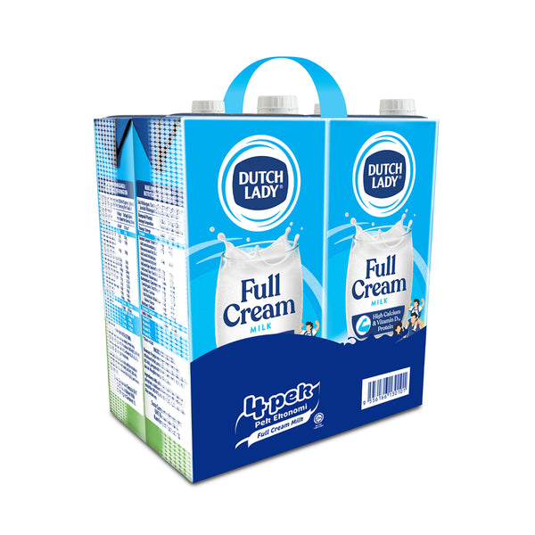 Dutch Lady UHT Full Cream Milk 1L x 4 (highest price)