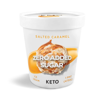 Keto Sea Salt Caramel Ice Cream 473ml