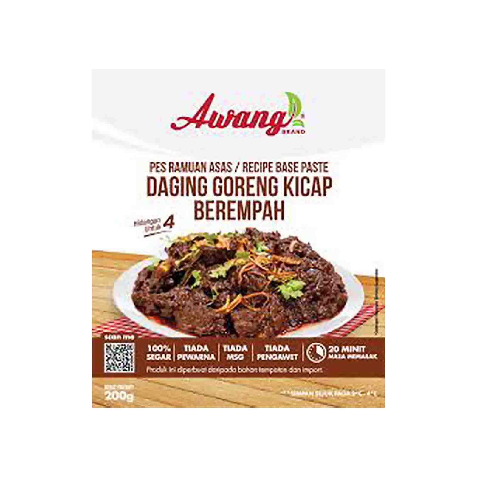 Awang Daging Goreng Kicap Berempah Recipe Base 180g – Jaya Grocer | The ...