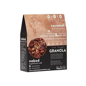 Naked Superfood Low Sugar Granola Caramel 288g