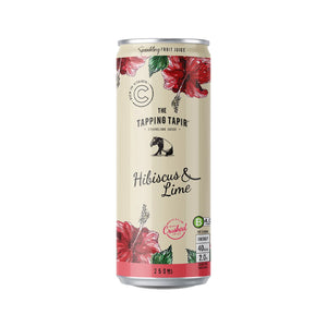 The Tapping Tapir Hibiscus and Lime Light Sparkling Drink 250ml