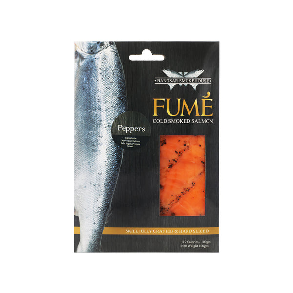 Fume Mixed Pepper Smoked Salmon 100g (highest price)