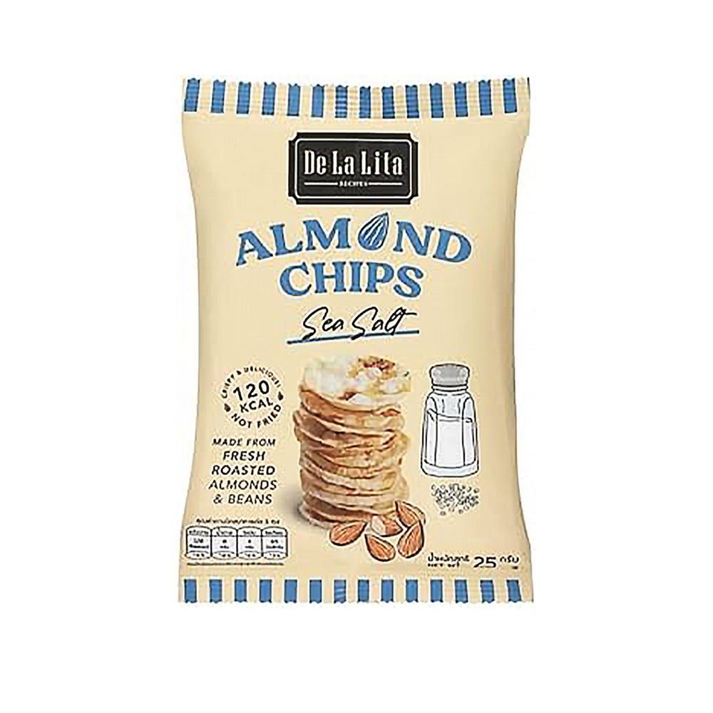 De La La Almd Chips Sea Salt Flavor 25g