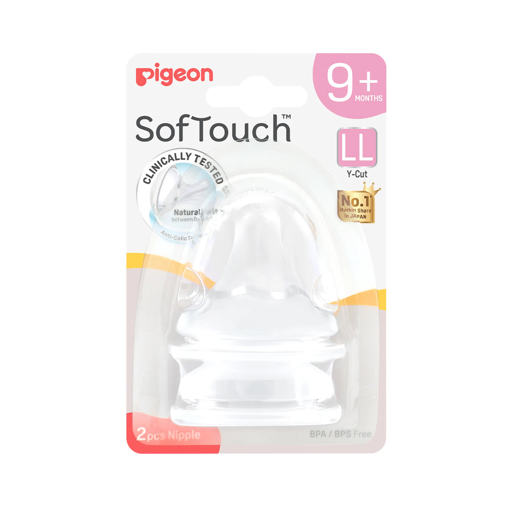 Pigeon Softouch Teat LL 2pcs/pack