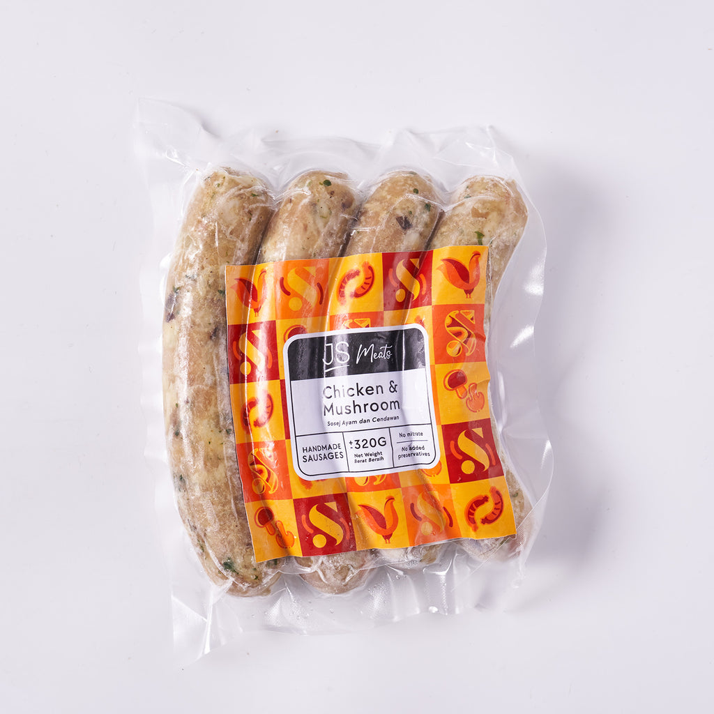 JS Meats Chicken Mushroom Sausage 4pcs/pack