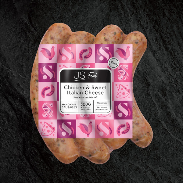 JS Meats Chicken Italian Sweet Cheese Sausage 4pcs/pack (highest price)