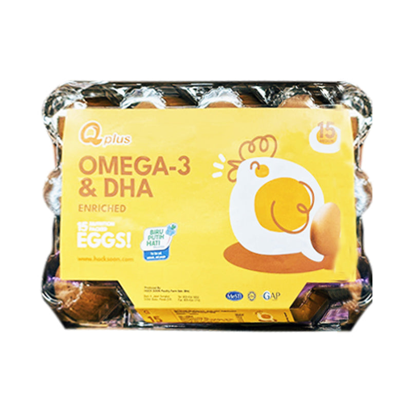 Qplus Omega Enriched Eggs 15pcs/pack