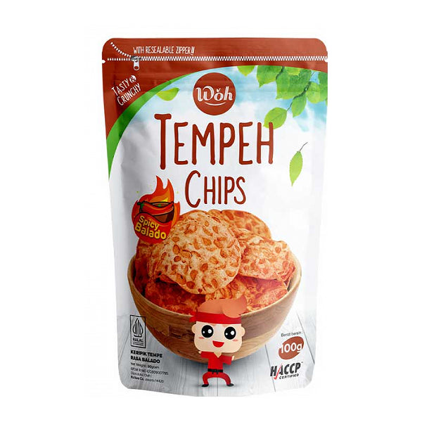 Woh Spicy Balado Tempeh Chips 100g (highest price)