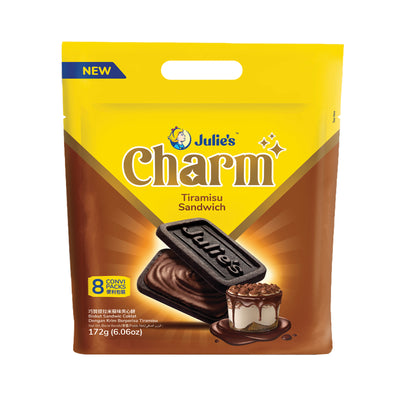 Julies Charm Tiramisu Sandwich Biscuit 172g