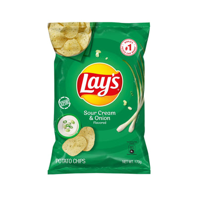 Lays Sour Cream and Onion Potato Chips 50g
