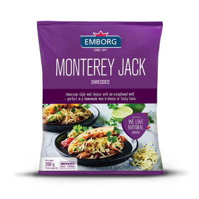 Emborg Monterey Jack Shredded 200g