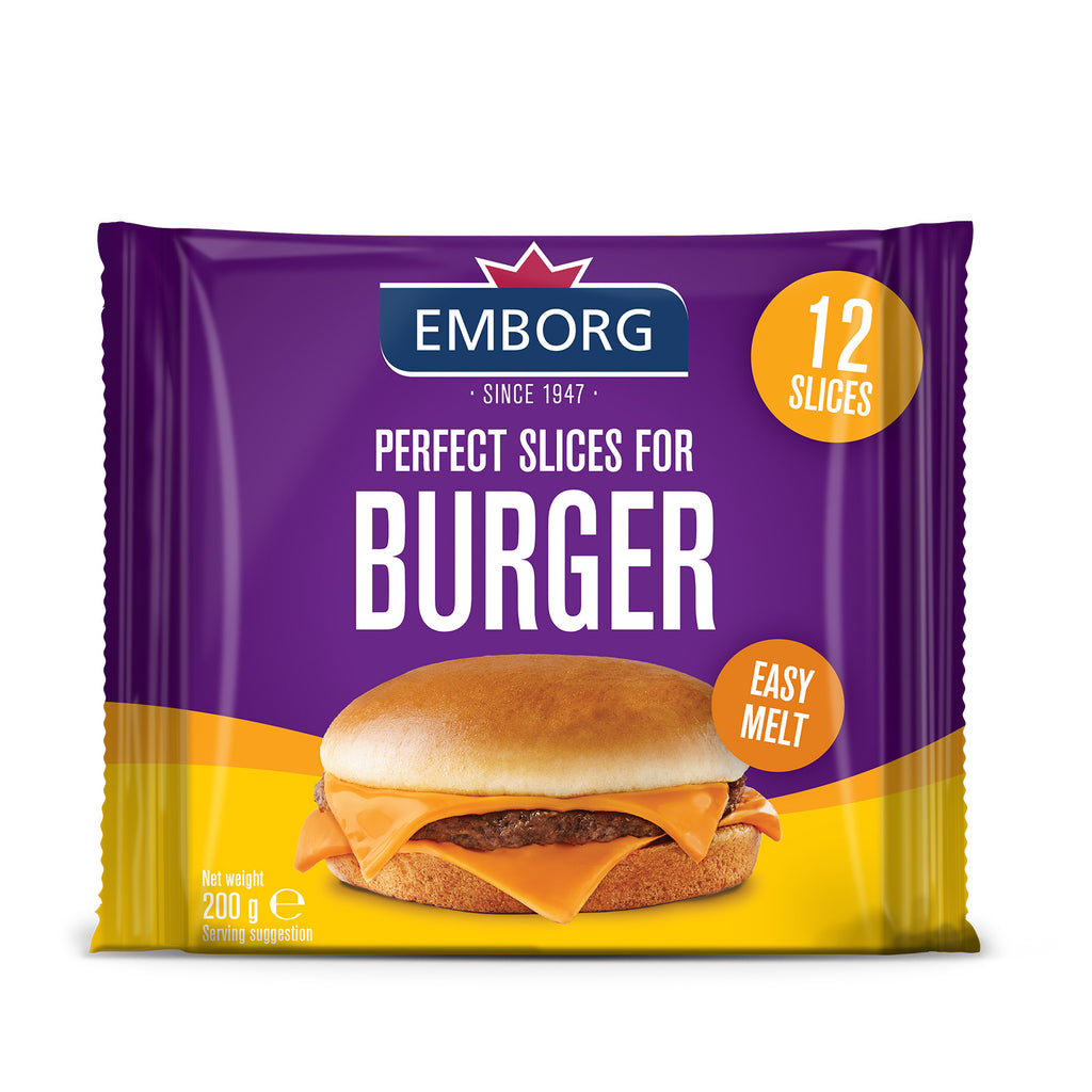 Emborg Perfect Burger Cheese Slices 200g