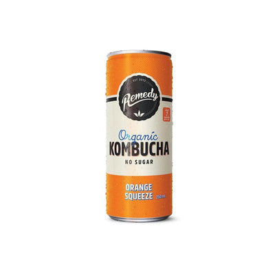 Remedy Organic Kombucha Orange Squeeze 250ml