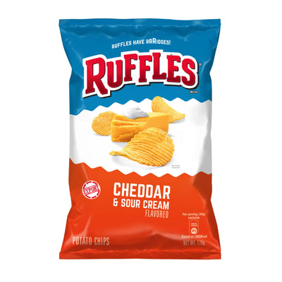 Ruffles Cheddar & Sour Cream Potato Chips 170g